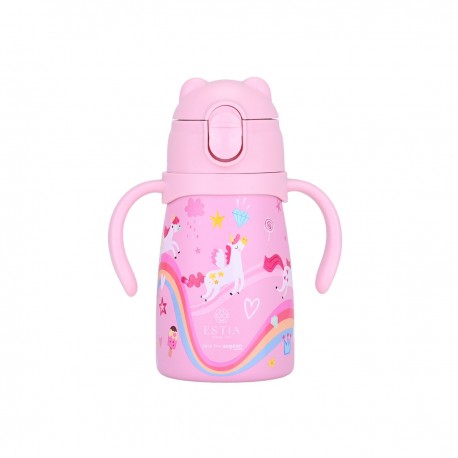 01-34221 ESTIA ΘΕΡΜΟΣ ΠΑΙΔΙΚΟ BUBBLE BOTTLE SAVE THE AEGEAN 300ml RAINBOW DREAMS