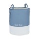 02-41236 ESTIA ΚΑΛΑΘΙ ΑΠΛΥΤΩΝ TONE LAB ΜΕ ΧΕΡΟΥΛΙΑ 35x35x50cm OPAL BLUE