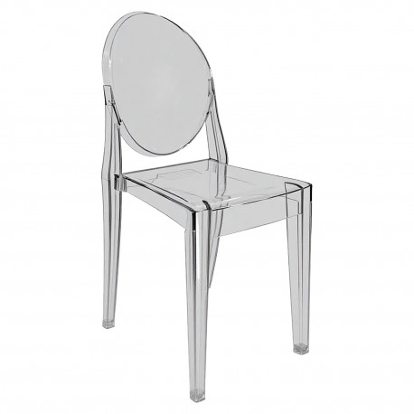 14980023 Καρέκλα Catering ArteLibre HALOIR Διάφανο Πλαστικό 40x35x90cm Διάφανο