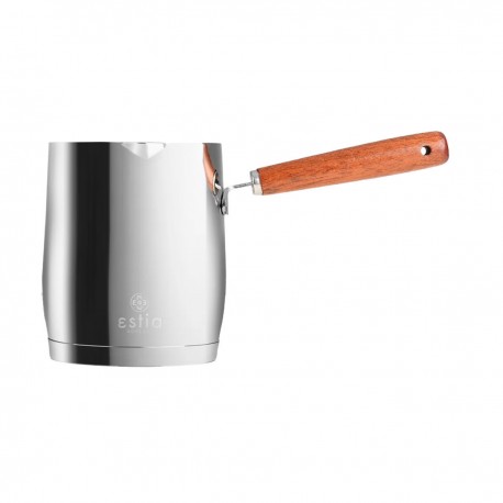 01-30247 ESTIA ΜΠΡΙΚΙ ΑΝΟΞΕΙΔΩΤΟ MOKKA 530ml ΜΕ ΞΥΛΙΝΗ ΛΑΒΗ