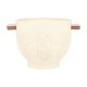 01-23850 ESTIA ΣΟΥΡΩΤΗΡΙ ΖΥΜΑΡΙΚΩΝ ALLURE ΑΛΟΥΜΙΝΙΟΥ 22cm ΜΕ ΞΥΛΙΝΕΣ ΛΑΒΕΣ IVORY
