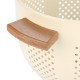 01-23850 ESTIA ΣΟΥΡΩΤΗΡΙ ΖΥΜΑΡΙΚΩΝ ALLURE ΑΛΟΥΜΙΝΙΟΥ 22cm ΜΕ ΞΥΛΙΝΕΣ ΛΑΒΕΣ IVORY