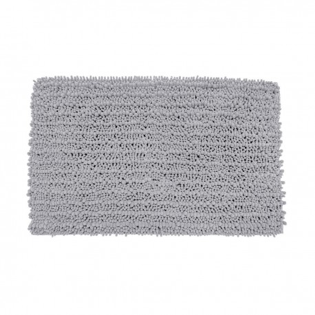 02-20743 ESTIA ΤΑΠΕΤΟ ΜΠΑΝΙΟΥ SHAGGY 80x50cm ΠΟΛΥΕΣΤΕΡΑ ΓΚΡΙ ΑΝΟΙΧΤΟ