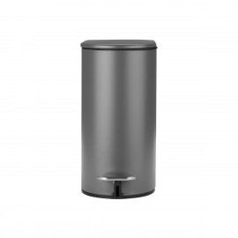 02-21931 ESTIA ΧΑΡΤΟΔΟΧΕΙΟ ΜΠΑΝΙΟΥ SLIM SOFT CLOSE 5lt ΜΑΤ ΓΚΡΙ