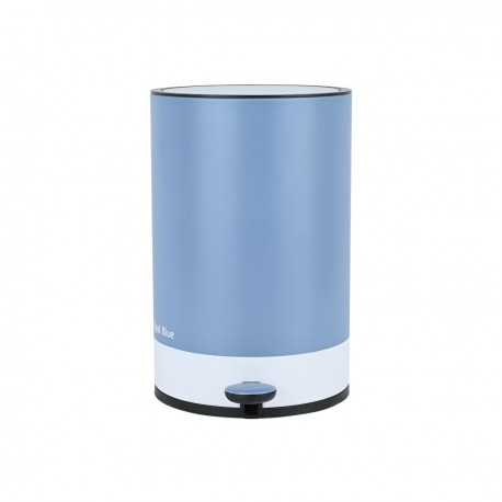 02-39899 ESTIA ΧΑΡΤΟΔΟΧΕΙΟ ΜΠΑΝΙΟΥ TONE LAB SOFT CLOSE 6lt OPAL BLUE