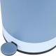 02-39899 ESTIA ΧΑΡΤΟΔΟΧΕΙΟ ΜΠΑΝΙΟΥ TONE LAB SOFT CLOSE 6lt OPAL BLUE