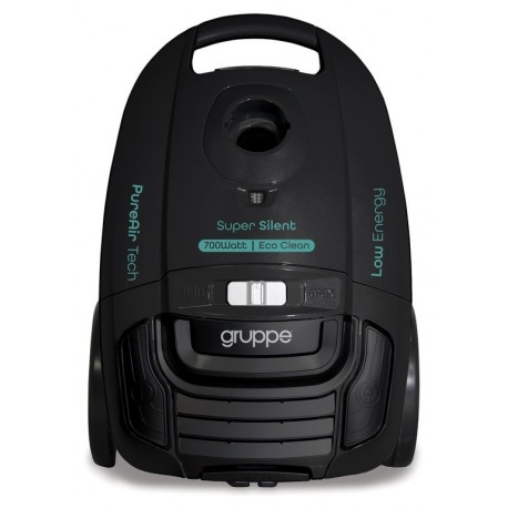 Gruppe VCB43C16A-70 Ηλεκτρική Σκούπα 700W με Σακούλα 3lt Μαύρη