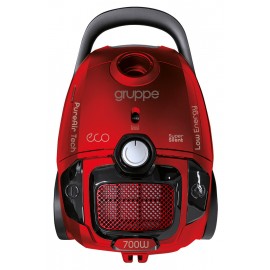 Gruppe VCB43C17M0B-70 Ηλεκτρική Σκούπα 700W με Σακούλα 3lt Κόκκινη