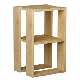 119-001165 Κομοδίνο Passion pakoworld oak 34x30x55εκ