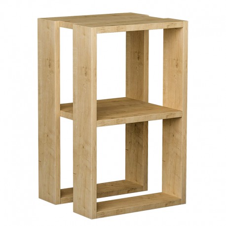 119-001165 Κομοδίνο Passion pakoworld oak 34x30x55εκ