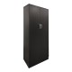 383-000256 Ντουλάπα πεντάφυλλη με πατάρι Athos I pakoworld wenge 170x42x240εκ
