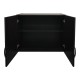 383-000256 Ντουλάπα πεντάφυλλη με πατάρι Athos I pakoworld wenge 170x42x240εκ