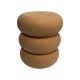 414-000030 Βοηθητικό τραπέζι Zoubi pakoworld MGO  terracotta Φ35x43εκ