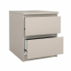 0191.TV35 Naia κομοδίνο με 2 συρτάρια  40,4x50x49,5εκ. Cashmere