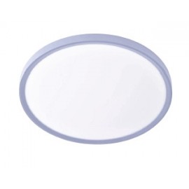 42036-AA-Silver Inlight Πλαφονιέρα οροφής LED 60W 3CCT (by switch on base) σε ασημί απόχρωση D:75x2,5cm (42036-AA-Silver)