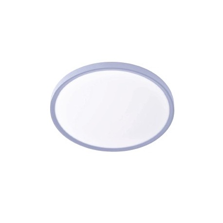 42036-AA-Silver Inlight Πλαφονιέρα οροφής LED 60W 3CCT (by switch on base) σε ασημί απόχρωση D:75x2,5cm (42036-AA-Silver)