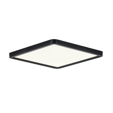 42045-Black InLight Πλαφονιέρα οροφής LED 40W 3CCT (by switch on base) από μαύρο μέταλλο  D:50cm (42045-Black)