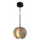 4092 InLight Κρεμαστό φωτιστικό γκρι από travertine marble 1XG9 D:13 x 14cm (4092)