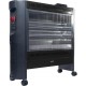 Gruppe NGF-24BFH Black Σόμπα Χαλαζία 2400W με Θερμοστάτη και Ανεμιστήρα
