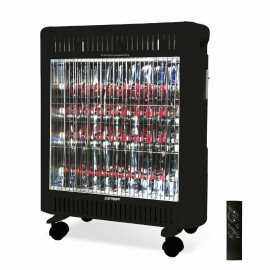 Gruppe NDS-24A Σόμπα Χαλαζία με Θερμοστάτη Μαύρη 2400W