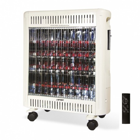 Gruppe NDS-24A Σόμπα Χαλαζία με Θερμοστάτη Ivory 2400W