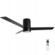 Gruppe RX52-060 Ανεμιστήρας Οροφής 132cm με Φως και Τηλεχειριστήριο Μαύρος