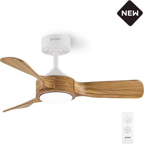 Gruppe F42206 Ανεμιστήρας Οροφής 106cm με Φως Λευκός