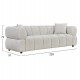 ΚΑΝΑΠΕΣ 3-ΘΕΣΙΟΣ NORIKA HM3331.02 ΕΚΡΟΥ ΥΦΑΣΜΑ 228x91x72Υεκ.