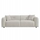ΚΑΝΑΠΕΣ 3-ΘΕΣΙΟΣ JUNOA HM3333.02 ΕΚΡΟΥ ΥΦΑΣΜΑ 228x89x74Υεκ