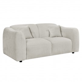ΚΑΝΑΠΕΣ 2-ΘΕΣΙΟΣ JUNOA HM3334.02 ΕΚΡΟΥ ΥΦΑΣΜΑ 172x89x74Υεκ