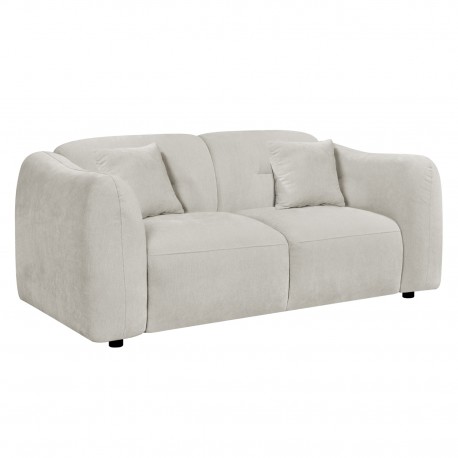 ΚΑΝΑΠΕΣ 2-ΘΕΣΙΟΣ JUNOA HM3334.02 ΕΚΡΟΥ ΥΦΑΣΜΑ 172x89x74Υεκ