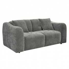 ΚΑΝΑΠΕΣ 2-ΘΕΣΙΟΣ JUNOA HM3334.01 ΓΚΡΙ ΥΦΑΣΜΑ 172x89x74Υεκ