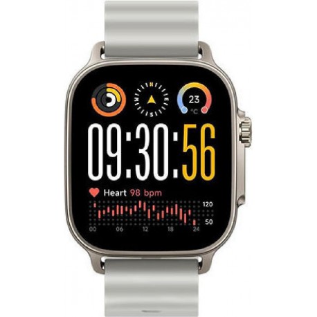 Realme Watch 5 Titanium με Παλμογράφο (Ασημί)