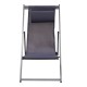 34-0047-1 DEVIN ΣΕΖΛΟΝΓΚ GREY ΑΛΟΥΜΙΝΙΟΥ 58X95-102X78-95εκ.