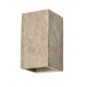 43065 InLight Επιτοίχιο φωτιστικό γκρι από travertine marble 2XG9 D:9 x 16cm (43065)