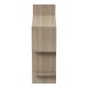 230-000251 Ραφιέρα τοίχου Paralel pakoworld sonoma 70x22x65,5εκ