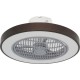 Gruppe CMBF-FS6008 Ανεμιστήρας Οροφής 50cm με Φως και Τηλεχειριστήριο Dark Wood