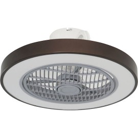 Gruppe CMBF-FS6008 Ανεμιστήρας Οροφής 50cm με Φως και Τηλεχειριστήριο Dark Wood