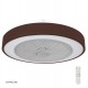 Gruppe CMBF-FS6008 Ανεμιστήρας Οροφής 50cm με Φως και Τηλεχειριστήριο Cappuccino