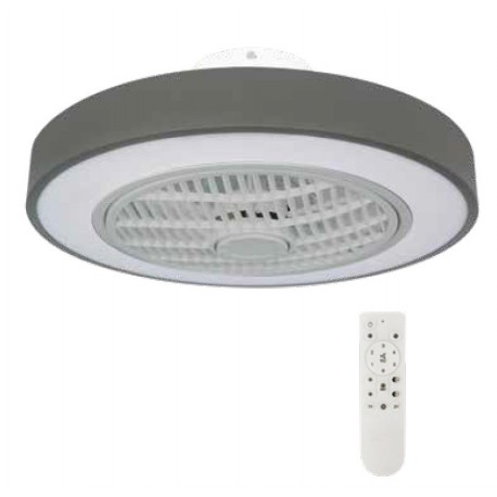 Gruppe CMBF-FS6008 Ανεμιστήρας Οροφής 50cm με Φως και Τηλεχειριστήριο Grey