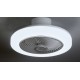 Gruppe LDGD046 Ανεμιστήρας Οροφής 46cm με Φως και Τηλεχειριστήριο Λευκός