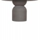 ΤΡΑΠΕΖΙ ΤΡΑΠΕΖΑΡΙΑΣ ΣΤΡΟΓΓΥΛΟ KAZVIN HM6582.01 ΓΚΡΙ FIBER CEMENT Φ130x73Υεκ