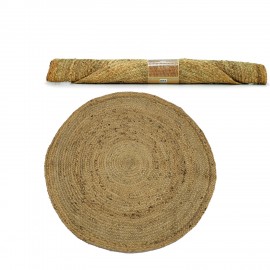 06512937 Χαλί Στρογγυλό φυσικό/γιούτα Φ90cm