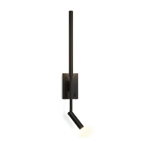 43079 Inlight Επιτοίχιο φωτιστικό LED 3W &amp; 6W 3000K από μαύρο μέταλλο (43079)