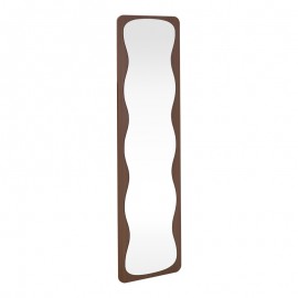 384-000022 Καθρέπτης Jenia pakoworld mdf καρυδί 40x40x160εκ