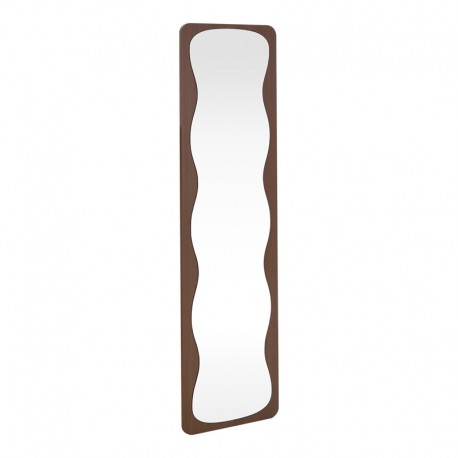 384-000022 Καθρέπτης Jenia pakoworld mdf καρυδί 40x40x160εκ