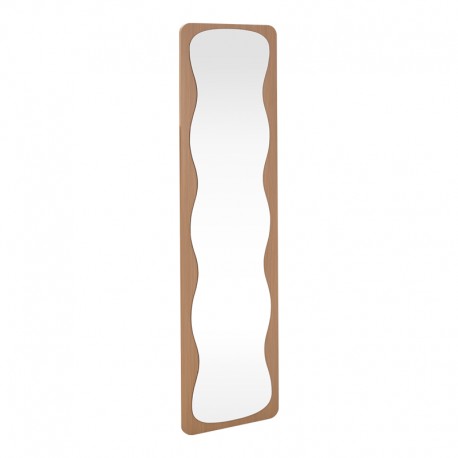 384-000021 Καθρέπτης Jenia pakoworld mdf σε φυσική απόχρωση 40x40x160εκ