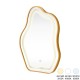 384-000029 Καθρέπτης Bloby pakoworld με led αλουμίνιο χρυσό 50x4x70εκ
