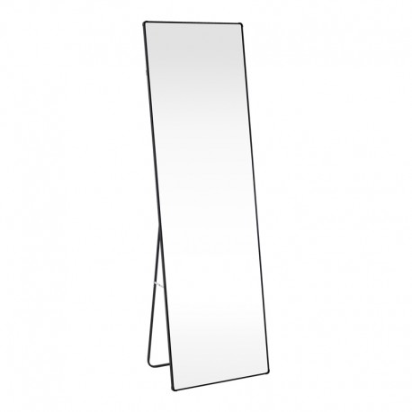 384-000015 Καθρέπτης Moira pakoworld αλουμίνιο μαύρο 50x28x160εκ