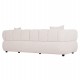 ΚΑΝΑΠΕΣ 3-ΘΕΣΙΟΣ NORIKA HM3331.02 ΕΚΡΟΥ ΥΦΑΣΜΑ 220x88x85Υεκ.